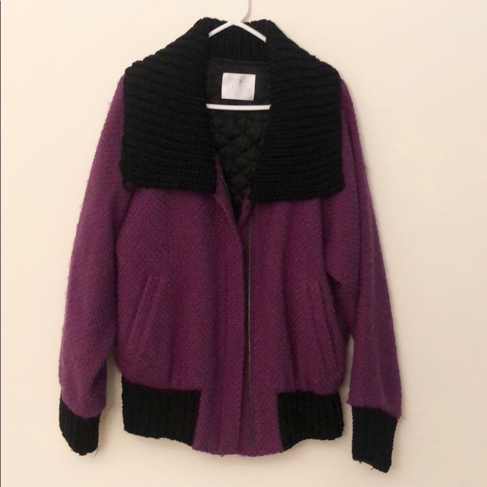 ICB New York Runway Chunky Knit Sweater Jacket